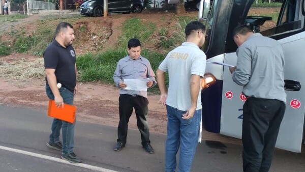 Senad decomisa narcoencomienda de un ómnibus en Concepción