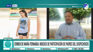 Crimen de Fernanda: Indicios de participación de padres del sospechoso