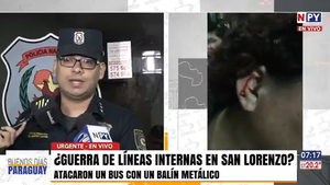Hieren a pasajera con balín de hierro en medio de una guerra de líneas internas en San Lorenzo