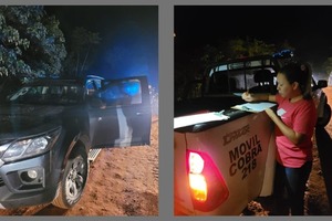 Asaltan camioneta y roban 1.400 celulares en Itacurubí de la Cordillera - 1000 Noticias