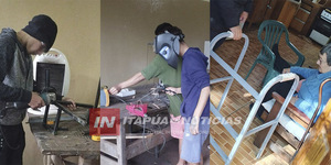 ADOLESCENTES INFRACTORES FABRICAN Y DONAN ANDADOR PARA PERSONA CON DISCAPACIDAD