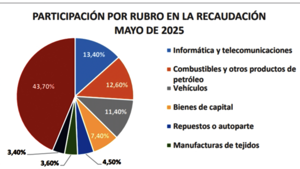 Telefonía y combustibles lideran ingresos aduaneros