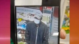 Con tapabocas y quepis, solitario delincuente asalta una farmacia en Luque