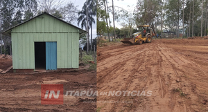 MUNICIPALIDAD DE NVA. ALBORADA APOYA CONSTRUCCIÓN DE IGLESIA EN PUERTO CANTERA