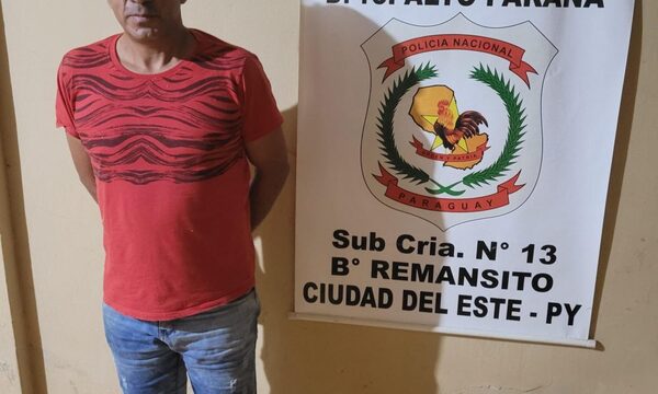 Detienen a buscado por violencia familiar
