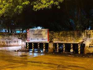 Asunción: desagüe pluvial de General Santos no avanza y la zona se inunda con lluvias - Nacionales - ABC Color
