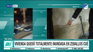 Inundación en Zeballos Cué deja viviendas destrozadas y familias clamando ayuda