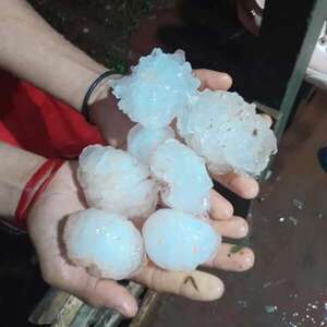 Granizos causaron destrozos en el nordeste de Itapúa - Clima - ABC Color