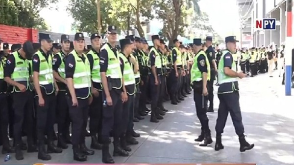 3.500 policías resguardarán el partido entre Paraguay y Uruguay - ADN Digital