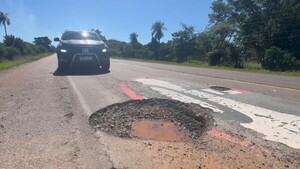 En San Lázaro están cansados del abandono de la ruta PY22