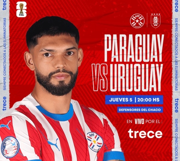 Paraguay vs. Uruguay: ¡El Trece, listo para una gran transmisión! - trece