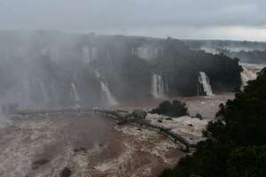 Temporal obliga a cierre parcial de las Cataratas del Yguazú - ABC en el Este - ABC Color