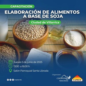 COOPEDUC y CAPECO realizan Taller de Nutrición con Soja