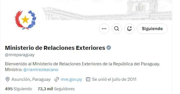 Diario HOY | Reportan intento de hackeo a cuenta de Cancillería en X