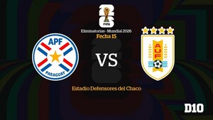 Paraguay vs. Uruguay: Paso a paso