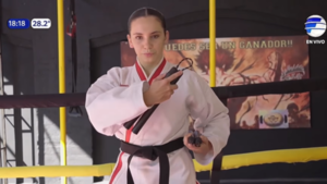 Clase magistral de taekwondo con Daniela