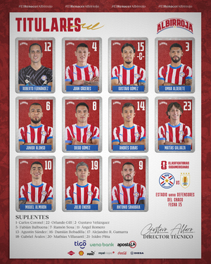 Paraguay ya tiene equipo confirmado para enfrentar a Uruguay | Unicanal