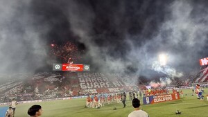 Imponente mosaico: “Somos la garra guaraní”