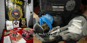 ALLANAN VIVIENDA EN ENCARNACIÓN E INCAUTAN DROGAS 