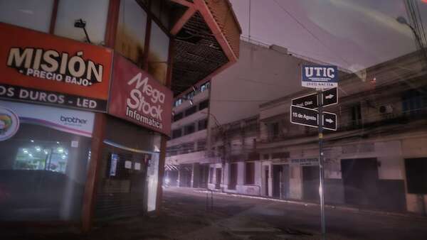 Gran parte del centro de Asunción sigue a oscuras - Nacionales - ABC Color