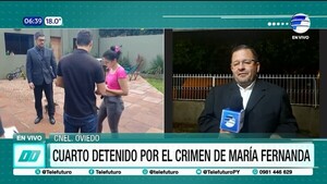 Cuarto detenido por el crimen de María Fernanda