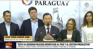 La Nación / Taiwán oficializa arancel cero para exportación de carne porcina
