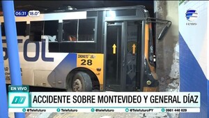 Accidente deja cuantiosos daños materiales en Asunción