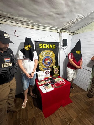 Golpe al microtráfico en Encarnación: dos detenidos y drogas incautadas