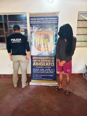 Detienen a presunto abigeo e incautan evidencias en Paraguarí - Nacionales - ABC Color