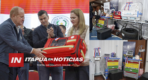 GOBERNACIÓN DE ITAPÚA ENTREGA MILLONARIOS EQUIPOS MÉDICOS Y BECAS UNIVERSITARIAS