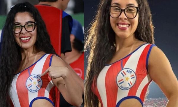Rosy Alderete atendió a uno que le criticó por ir asiete luego al estadio