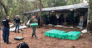 La Nación / Dan con megaestructura de producción y acopio de toneladas de marihuana