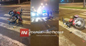 MOTOCICLISTA RESULTÓ GRAVEMENTE HERIDO TRAS PRESUNTA COLISIÓN EN ENCARNACIÓN
