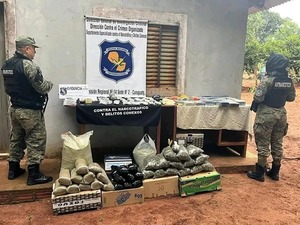 Descubren 46,3 kilos de marihuana en cargamento de yerba mate