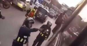 La Nación / Ñemby: PMT discutió con un conductor, arrojó gas pimienta en el bus e intoxicó a pasajeros