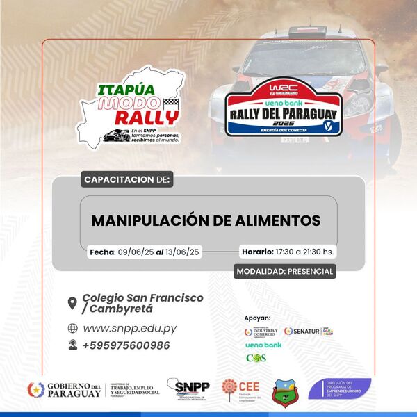 Arranca en Cambyretã un nuevo curso de manipulación de alimentos: inscripciones abiertas
