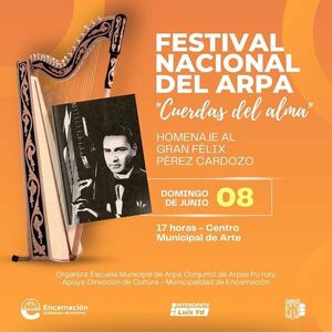 Festival Nacional del Arpa en homenaje al gran Félix Pérez Cardozo