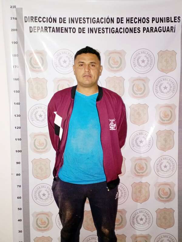 Atrapan en Yaguarón a uno de los más buscados de todo Paraguarí - Policiales - ABC Color