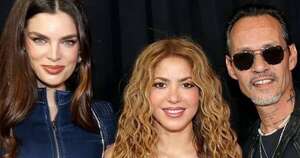 La Nación / Nadia Ferreira y Marc Anthony, invitados de lujo en el show de Shakira