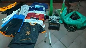 Intentó esconder lo robado sacando la basura