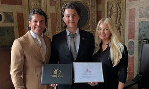Nelson Haedo, orgullosísimo del logro de su hijo Samuel
