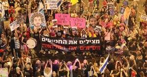 La Nación / Miles de personas reclaman la liberación de rehenes israelíes