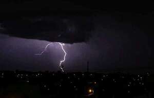Meteorología: alerta de tormentas persiste para tres departamentos de Paraguay  - Clima - ABC Color
