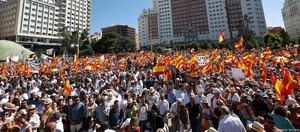 Manifestación en Madrid contra el gobierno de Pedro Sánchez - ADN Digital