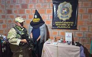 Loma Plata: detienen a presunto microtraficante tras allanamiento - Policiales - ABC Color