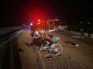 Accidente fatal: buscan a automovilista que huyó tras atropellar a motociclista en ruta PY06 - Policiales - ABC Color