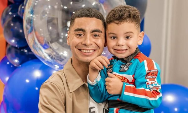 (GALERÍA) ¡Miguel Almirón pudo festejar el cumple de su retoñito en nuestro terruño!