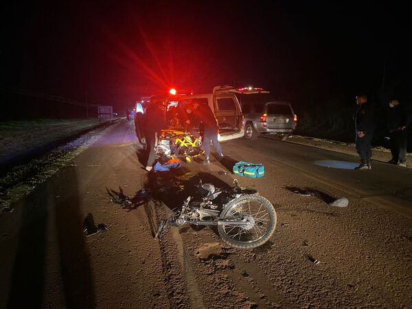 Motociclista fallece tras accidente en Capitán Miranda
