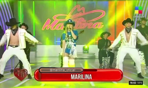 (VIDEO) ¡Marilina Bogado apareció en famoso programa cumbiero de ashá!