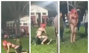(VIDEO)¡Escándalo en una escuela por show tie´y de los kamba en una fiesta de San Juan!